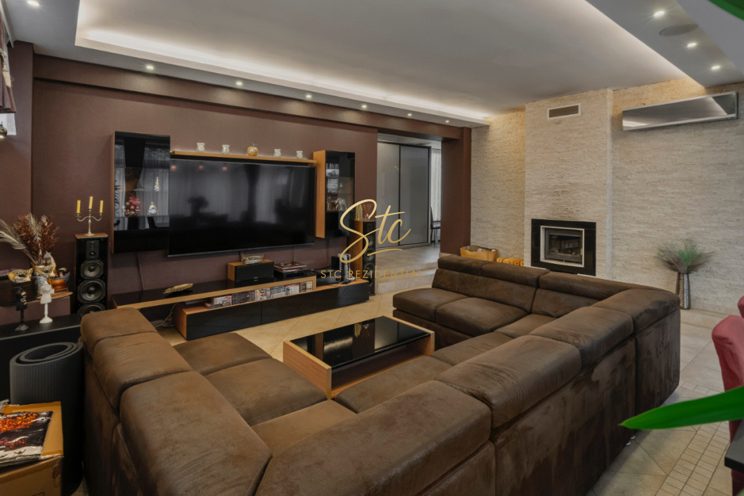 Salajan - vila superba cu 2 etaje - living 48mp fara stalpi