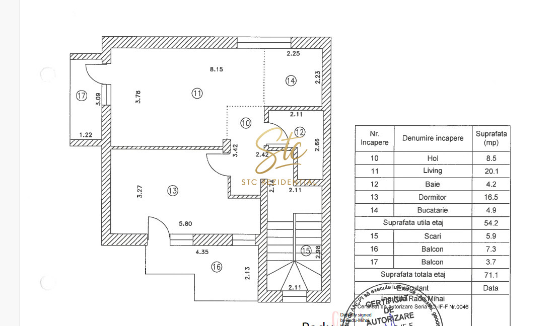 Apartament in vila, 2 camere / loc parcare